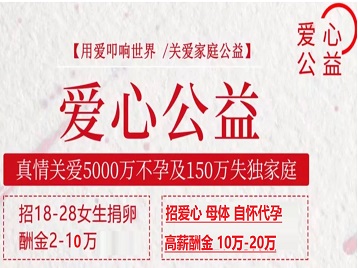 宜秀捐卵助孕生子 爱心志愿者招募